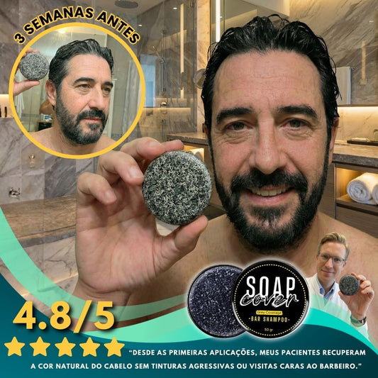 SABONETE DE REMOÇÃO DE PÊLOS BRANCOS - COVERSOAP™