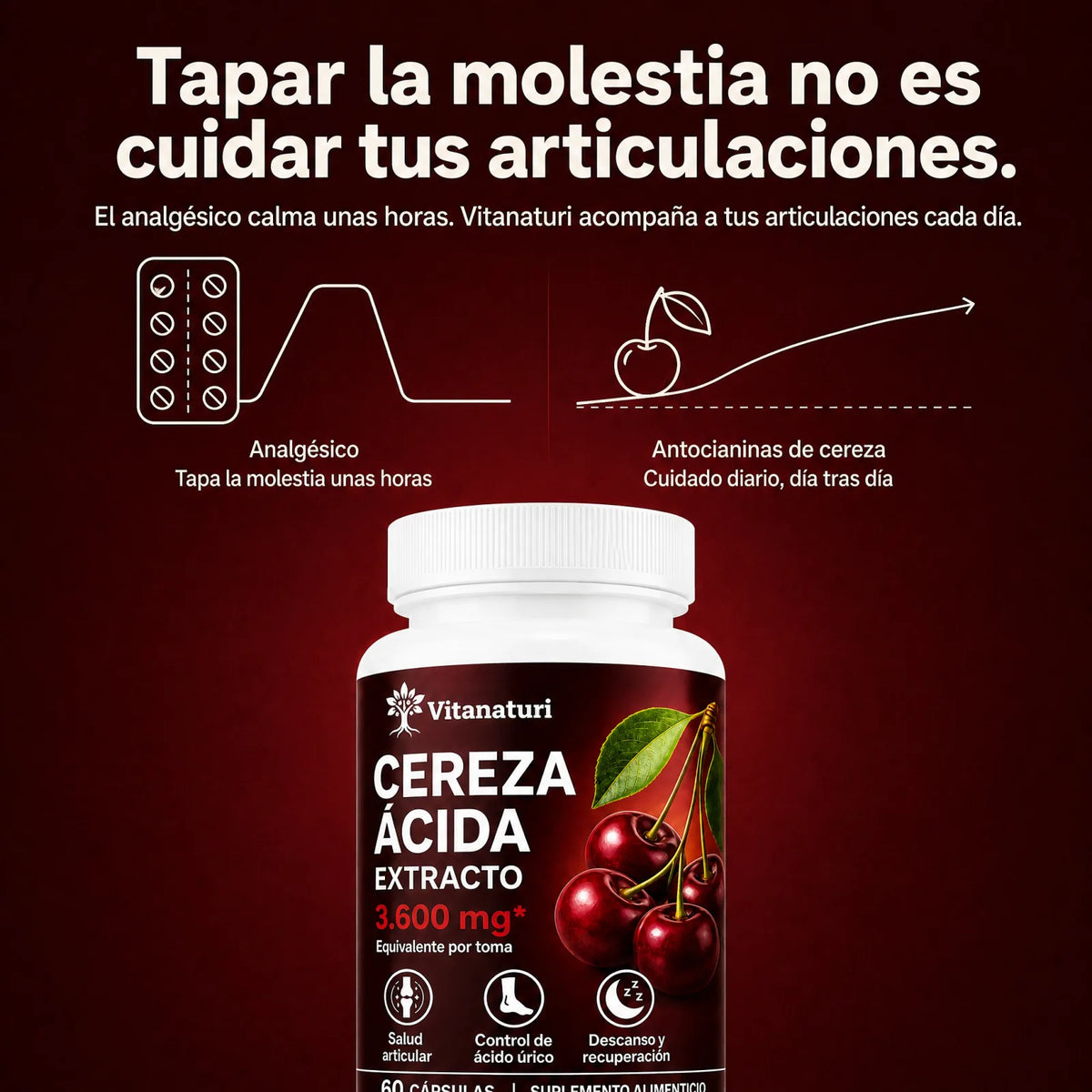 Tapar la molestia no es cuidar tus articulaciones