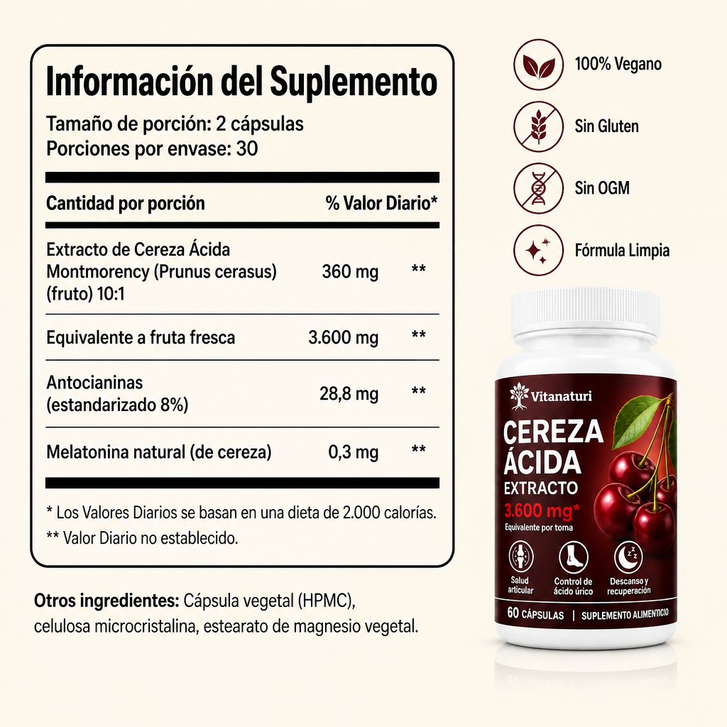 Información del suplemento
